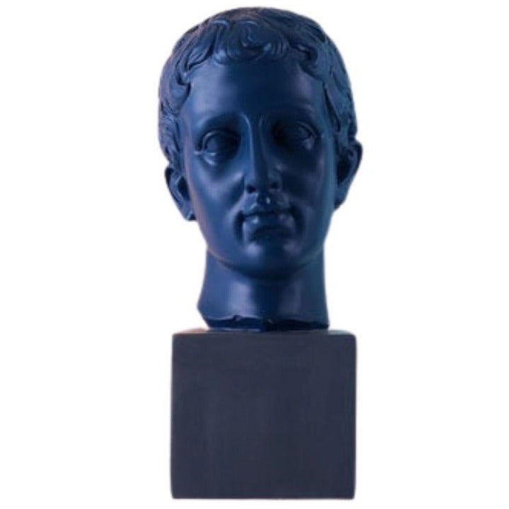 Statue Grecque Homme Bleu I Le Monde Des Statues 