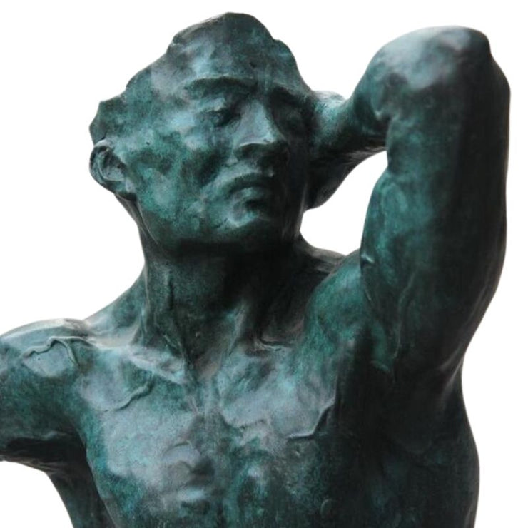 Statue Bronze Homme Bleu I Le Monde Des Statues 