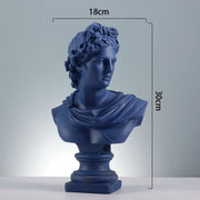 Statue Grecque Apollon Bleu I Le Monde Des Statues 