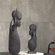 Statue Africaine Moderne Noire I Le Monde Des Statues 